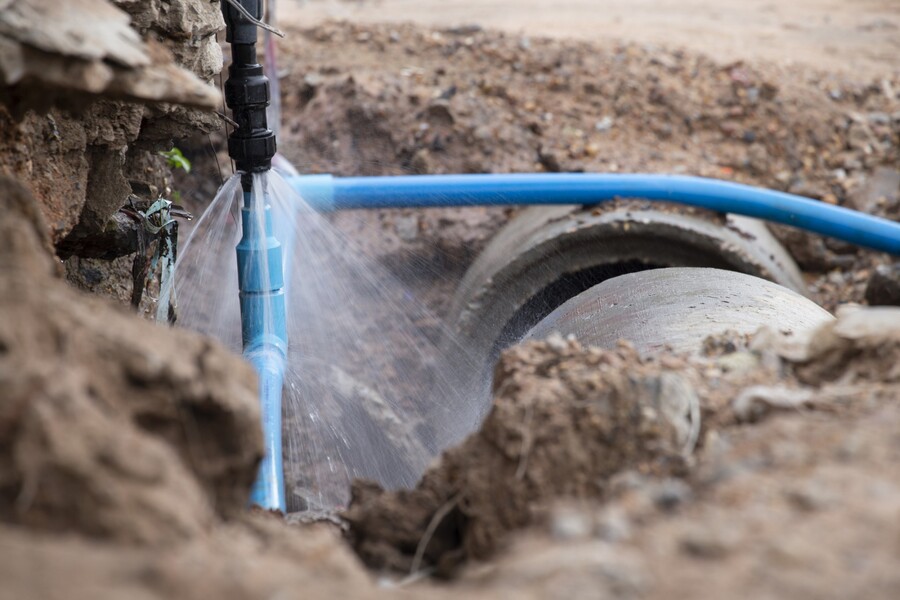 Water Line Repair by Glenn's Plumbing Services